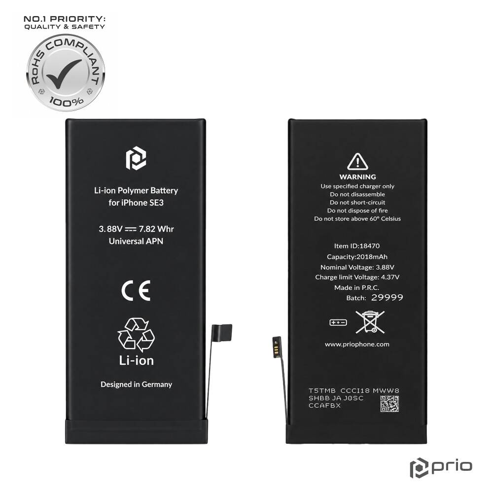 prio Akku für iPhone SE (2022) (Universeller APN)