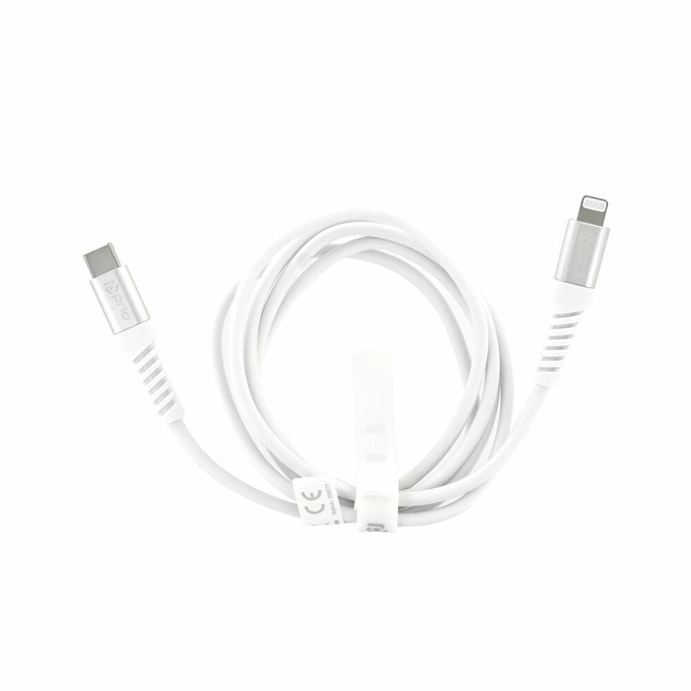 Prio Lade- Charge & Sync USB C auf Lightning Mfi -zertifiziert 1,2 m weiß