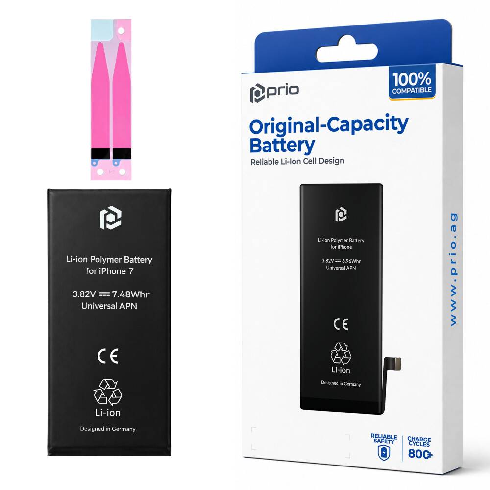 prio Batteriezelle für iPhone 7 (ohne Flex-Kabel)