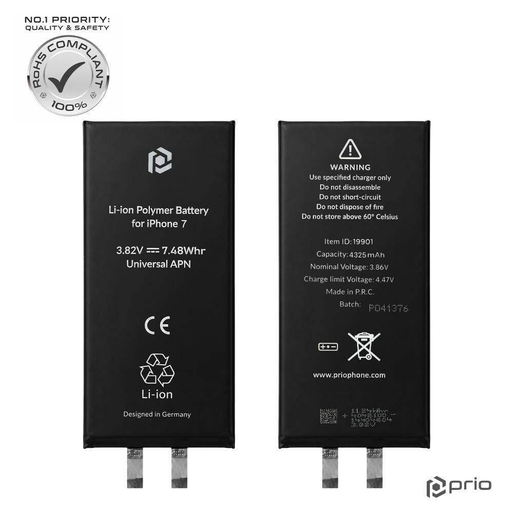 prio Batteriezelle für iPhone 7 (ohne Flex-Kabel)