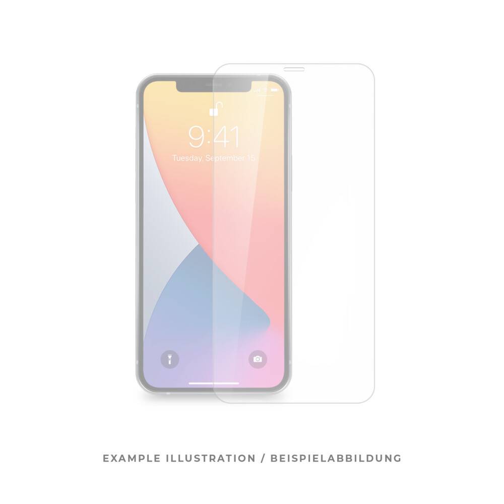 prio 10x Displayschutzfolie aus gehärtetem Glas für iPhone 15 Plus/15 Pro Max klar