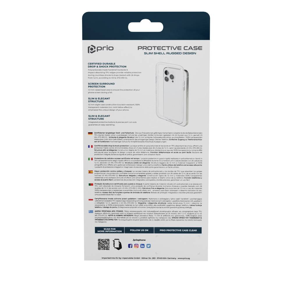 Rückseite der Prio-Verpackung „Protective Case