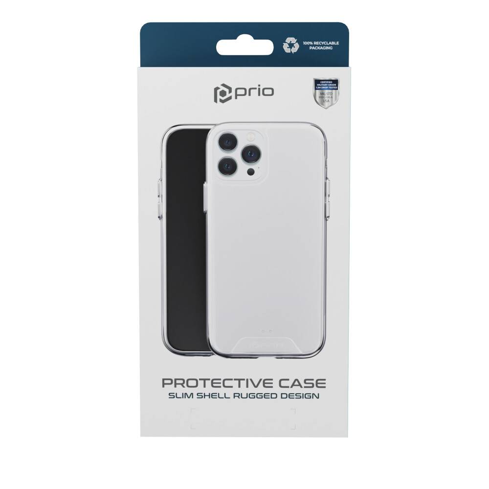Verpackung für ein Schutzgehäuse für Smartphones von „prio