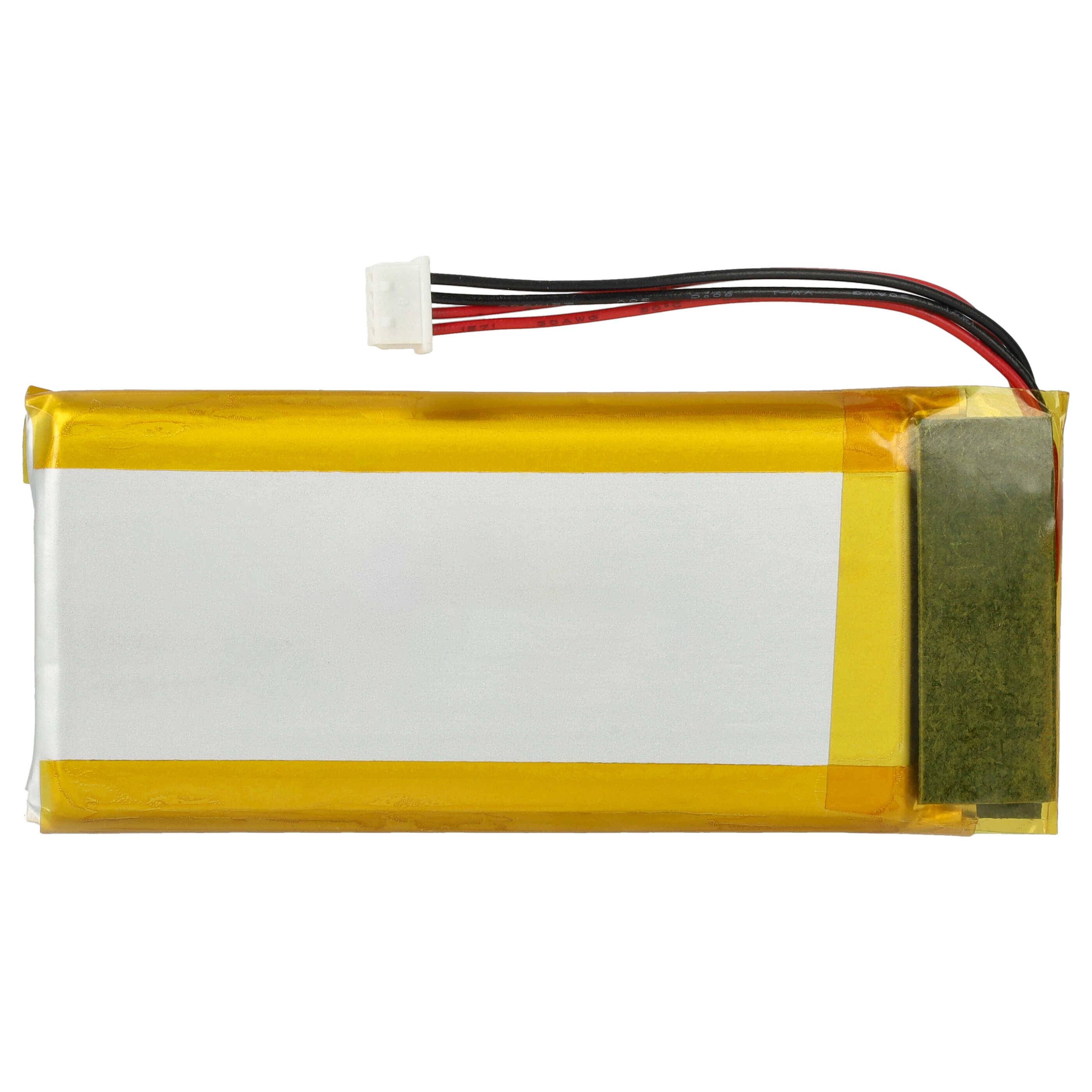 vhbw Akku Ersatz für xDuoo YT653071 für MP3-Player Musik Player (1750 mAh, 3,7 V, Li-Polymer)