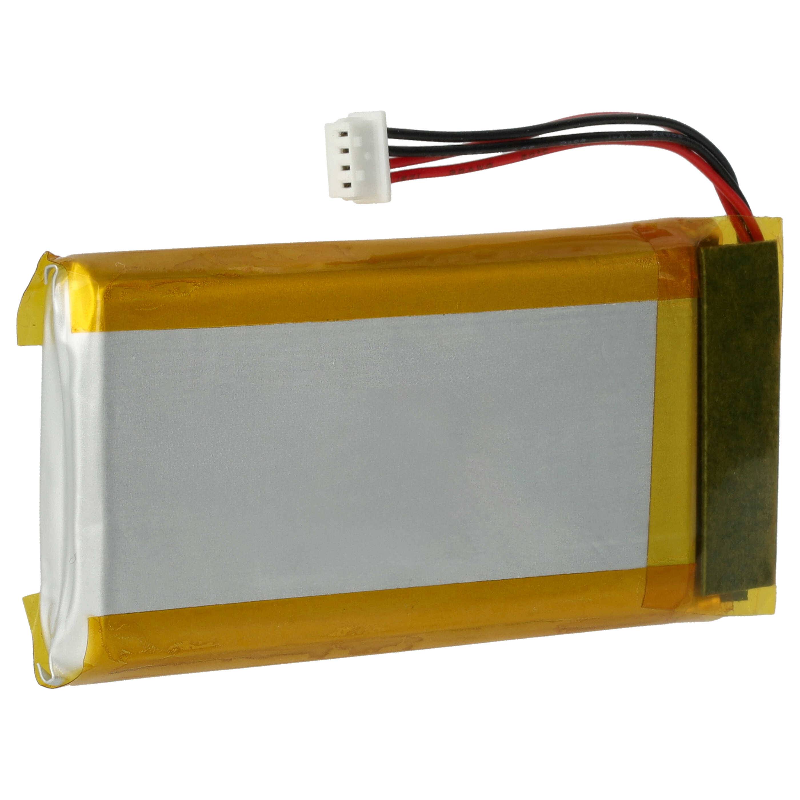 vhbw Akku kompatibel mit xDuoo X3 MARK II MP3-Player Musik Player (1750 mAh, 3,7 V, Li-Polymer)