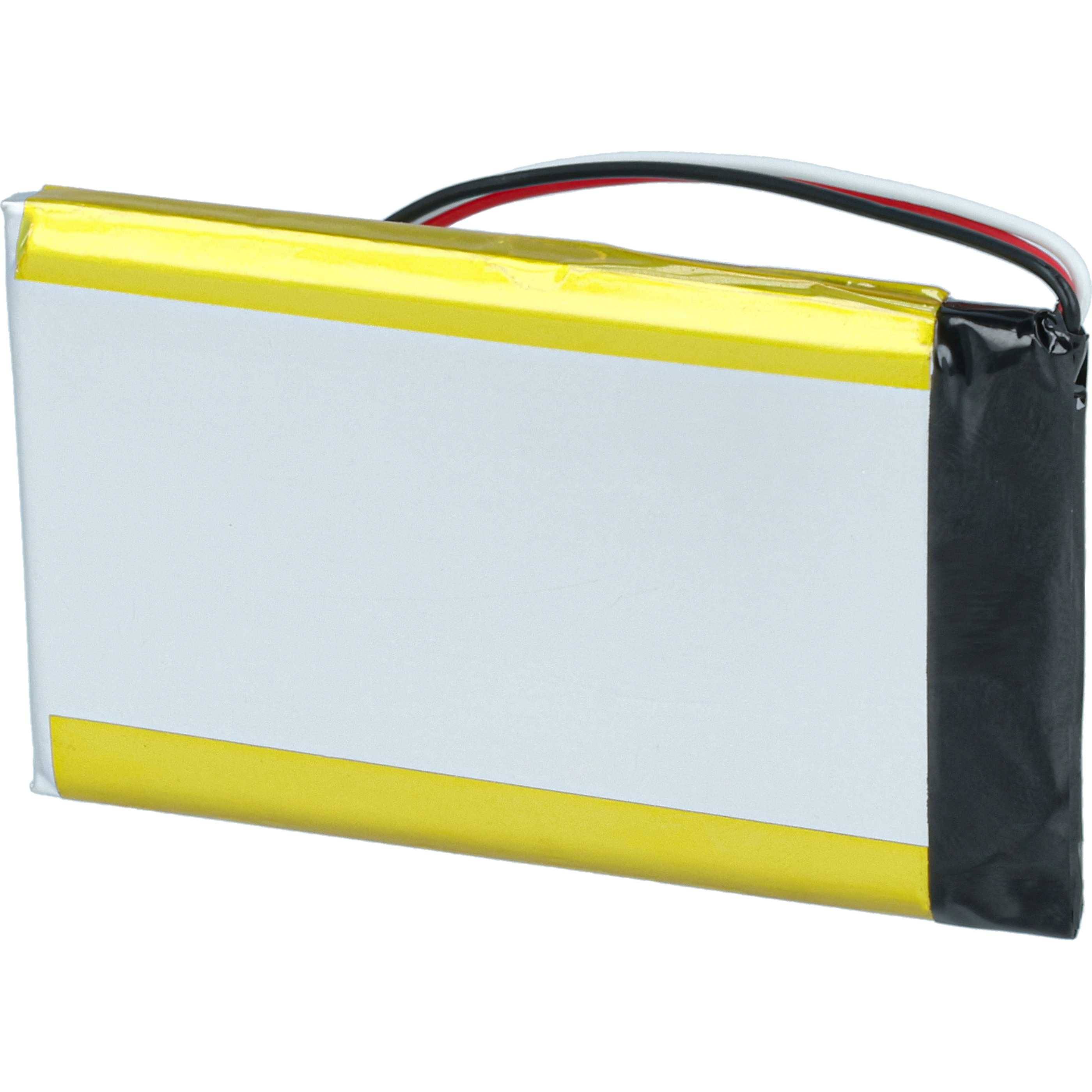 vhbw Akku kompatibel mit Navigon 70/71 Plus, 70 Easy, 70 Plus, 70/71 Premium GPS Navigation Navi (1200 mAh, 3,7 V, Li-Polymer)