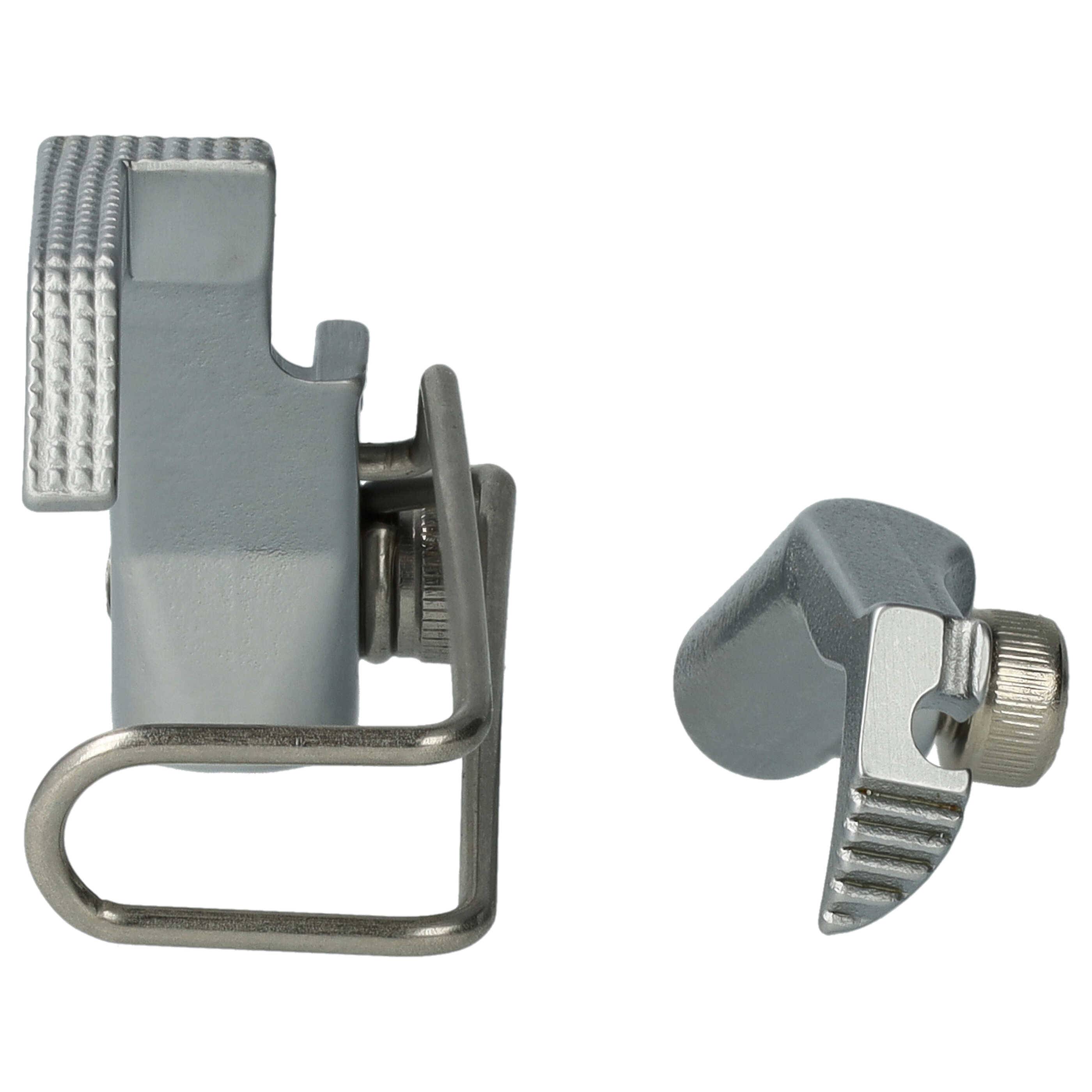 vhbw linker Reißverschlussfuß kompatibel mit Juki LU-1509N, LU-2216N, LU-2210, LU-2212N, LU-1511N, LU-1521N Industrienähmaschine