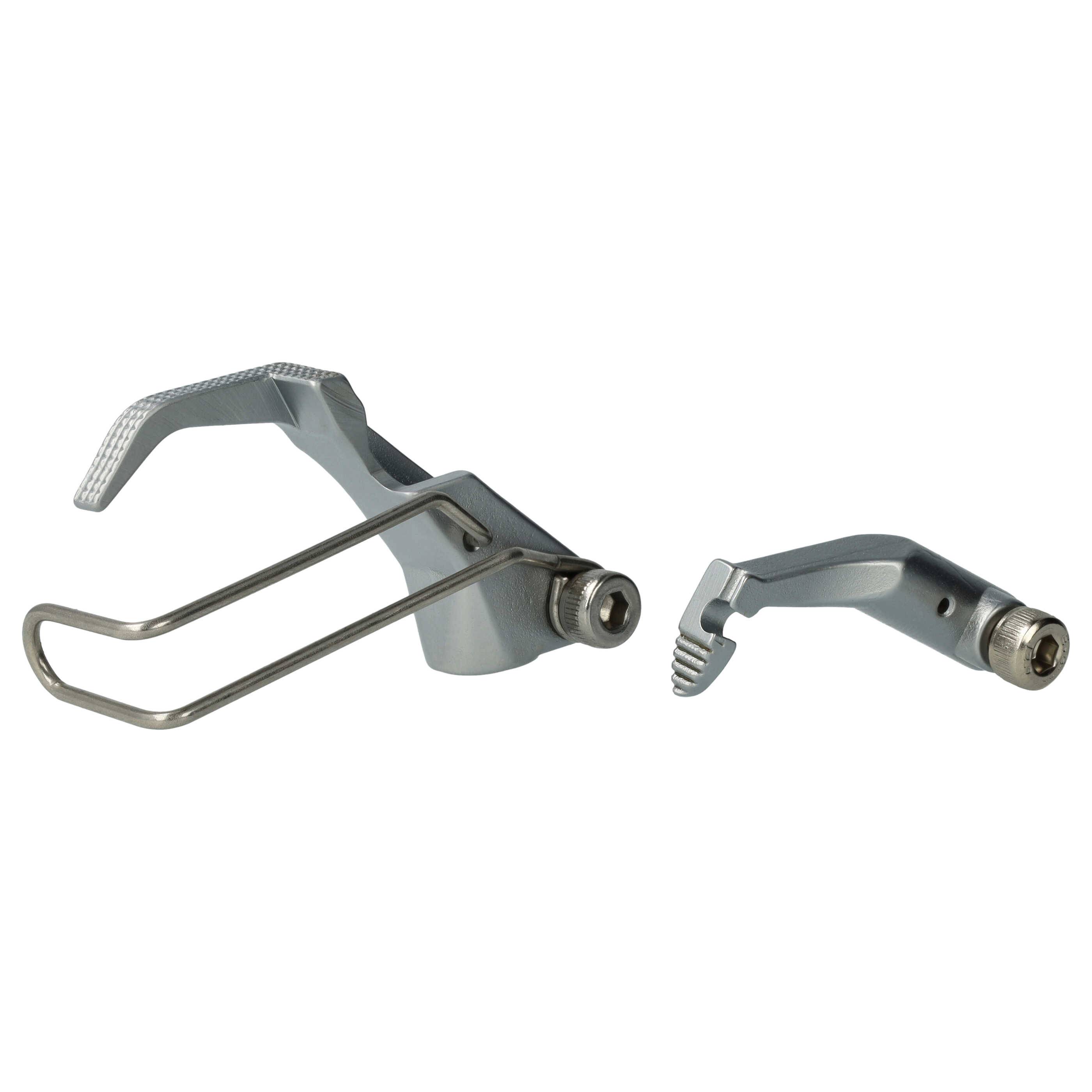 vhbw linker Reißverschlussfuß Ersatz für Dürkopp Adler 0367 220343, KP367LN, 0067 220703 für Industrienähmaschine