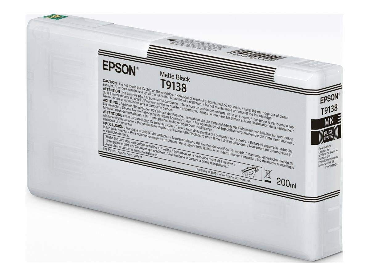 Epson T9138 - 200 ml - mattschwarz - original