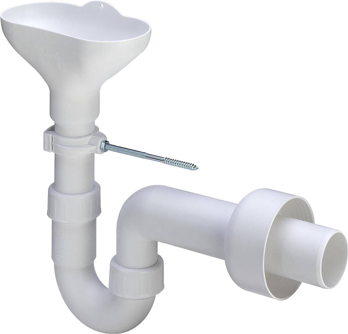 Viega Röhrengeruchverschluss m Rohr m Trichter für Leckwasser 40mm