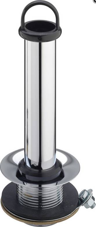 Viega Standrohrventil Messing verchromt 11/4 x60x70x120mm