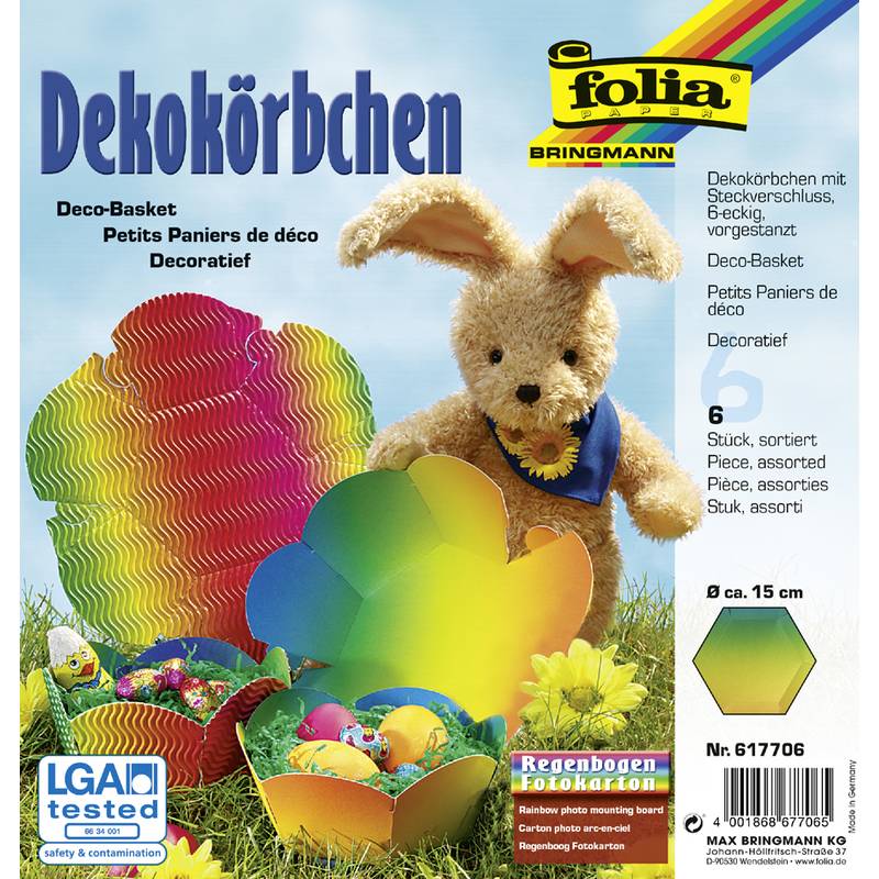 Verpackung für „Dekokörbchen