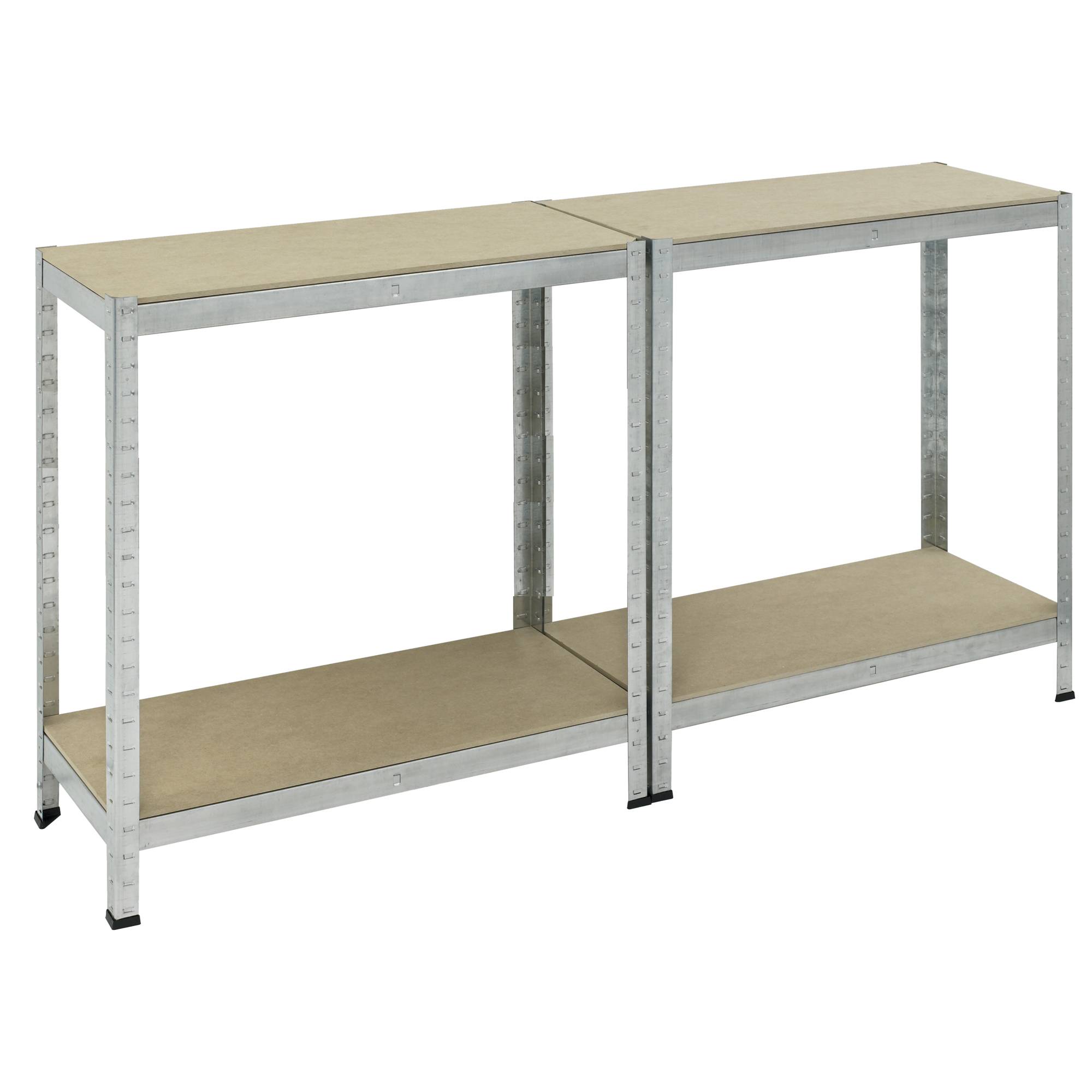 pro-bau-tec Schwerlastregal 10068 150x75x30cm 4Böden 100kg