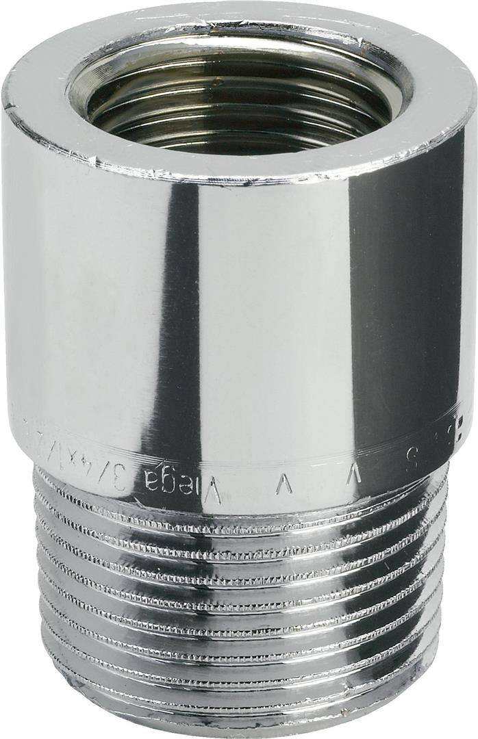 Reduzierstück rund AG/IG, 1/2" x 3/4" chr. Viega