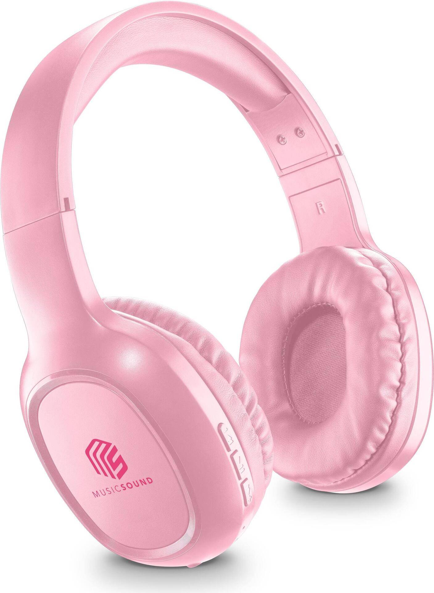 Cellularline Music & Sound Bluetooth Headphone BASIC Pink - Kopfhörer - Das Head