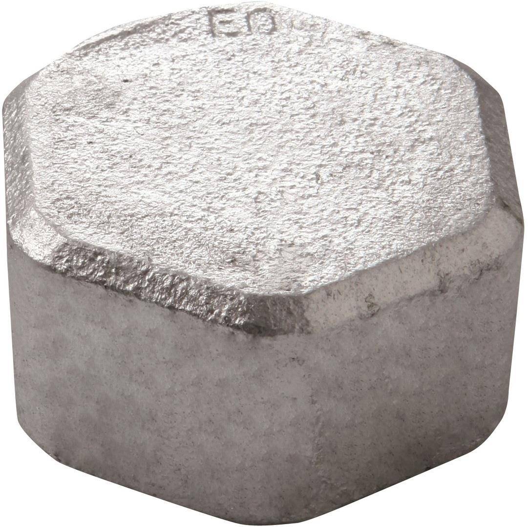 Temperguss Kappe Nr. 300 verzinkt 1/2"
