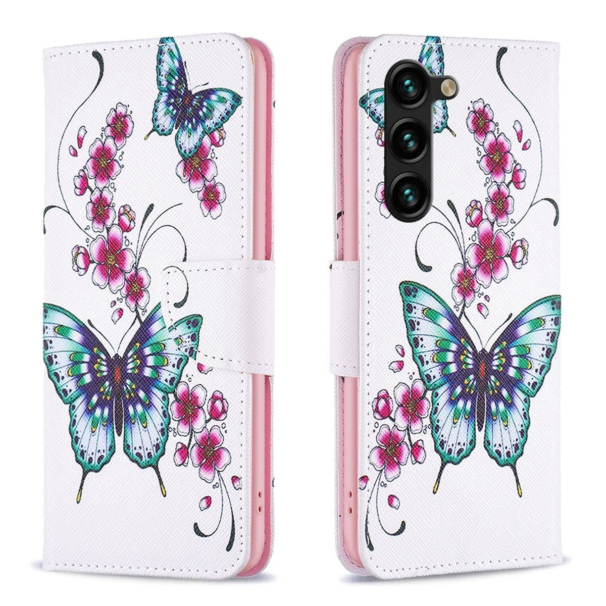 Für Samsung Galaxy S24 Plus Kunstleder Tasche Hülle Book Motiv 5 Case