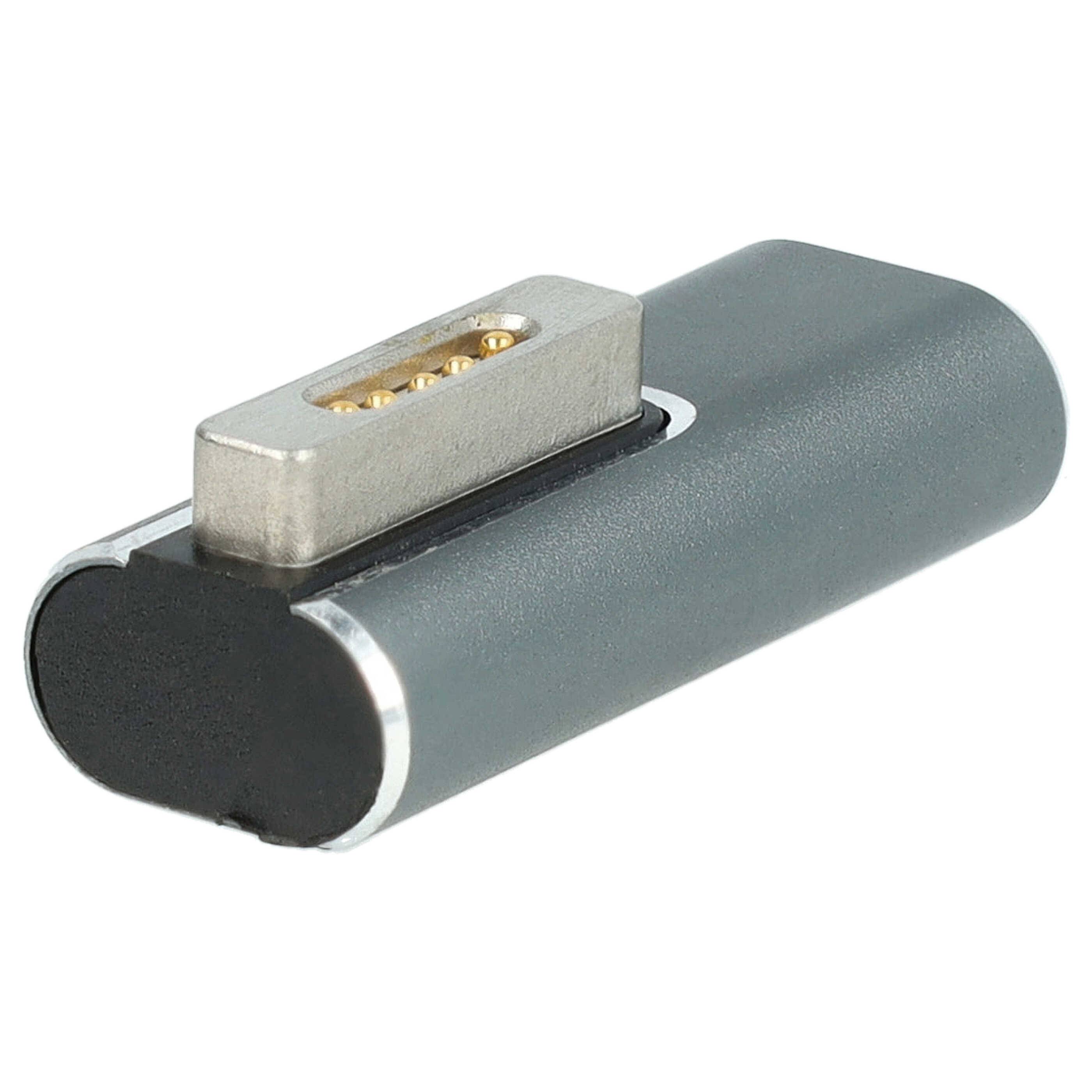 vhbw Adapter USB Typ C auf MagSafe 2 kompatibel mit Apple Macbook Pro (Retina, 13", 2012-2015) Notebook, Laptop - 3 x 1,2 x 0,7 cm, min. 20 W