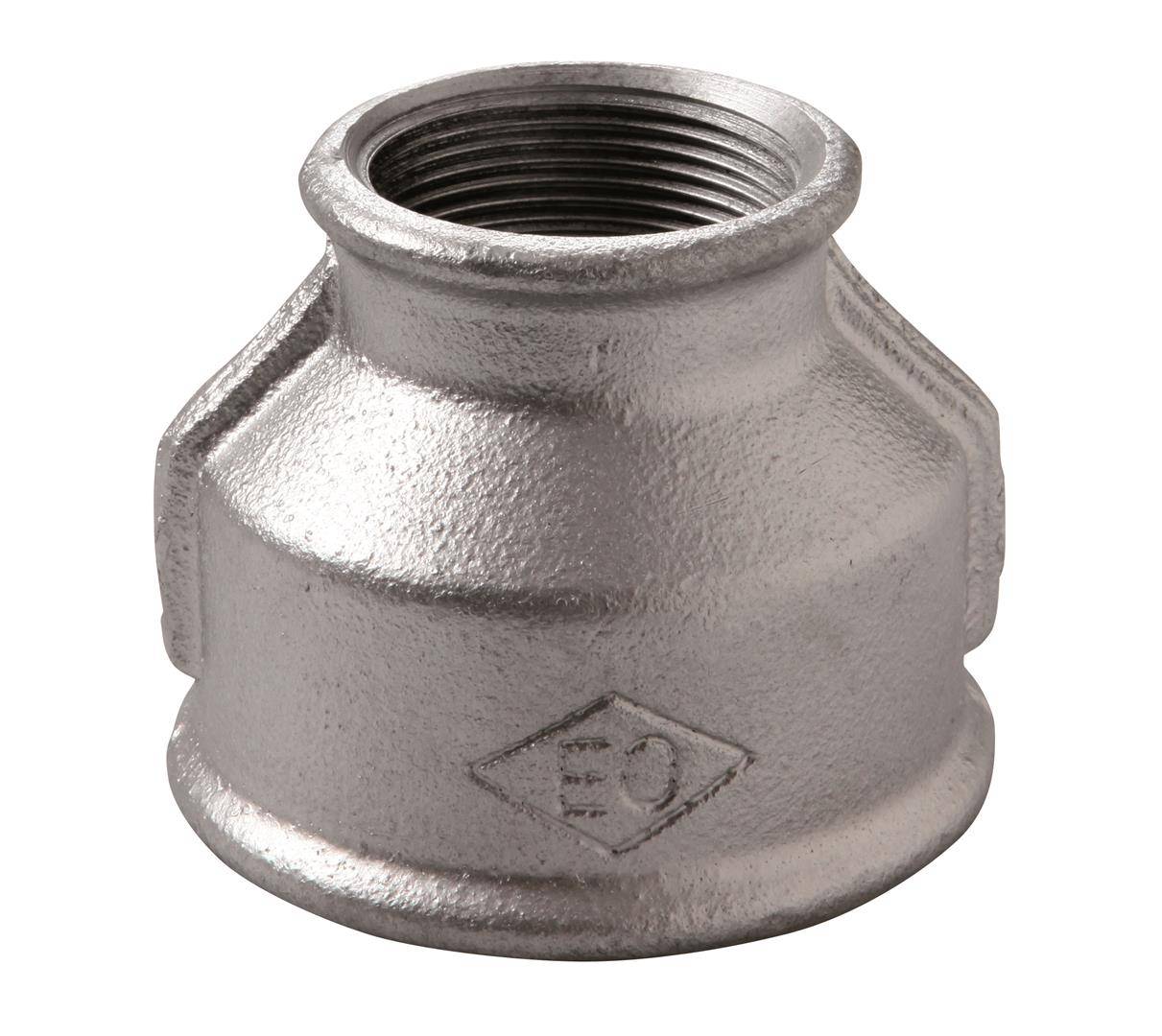 Atusa Temperguss Reduziermuffe Nr. 240 verzinkt 2 x1