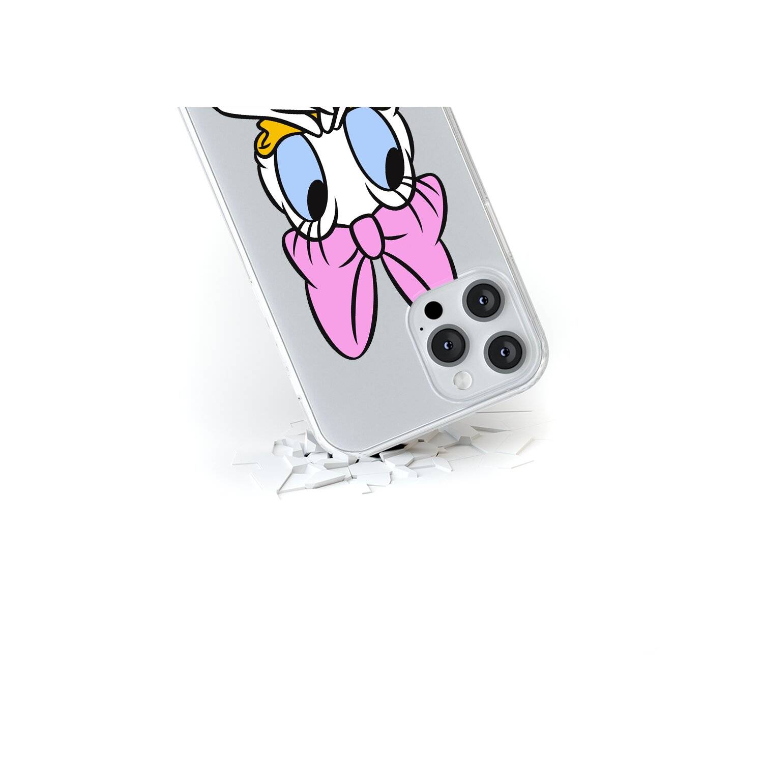 Handyhülle Daisy-002 Disney Partial Print Transparent kompatibel mit Samsung Galaxy A54 5G