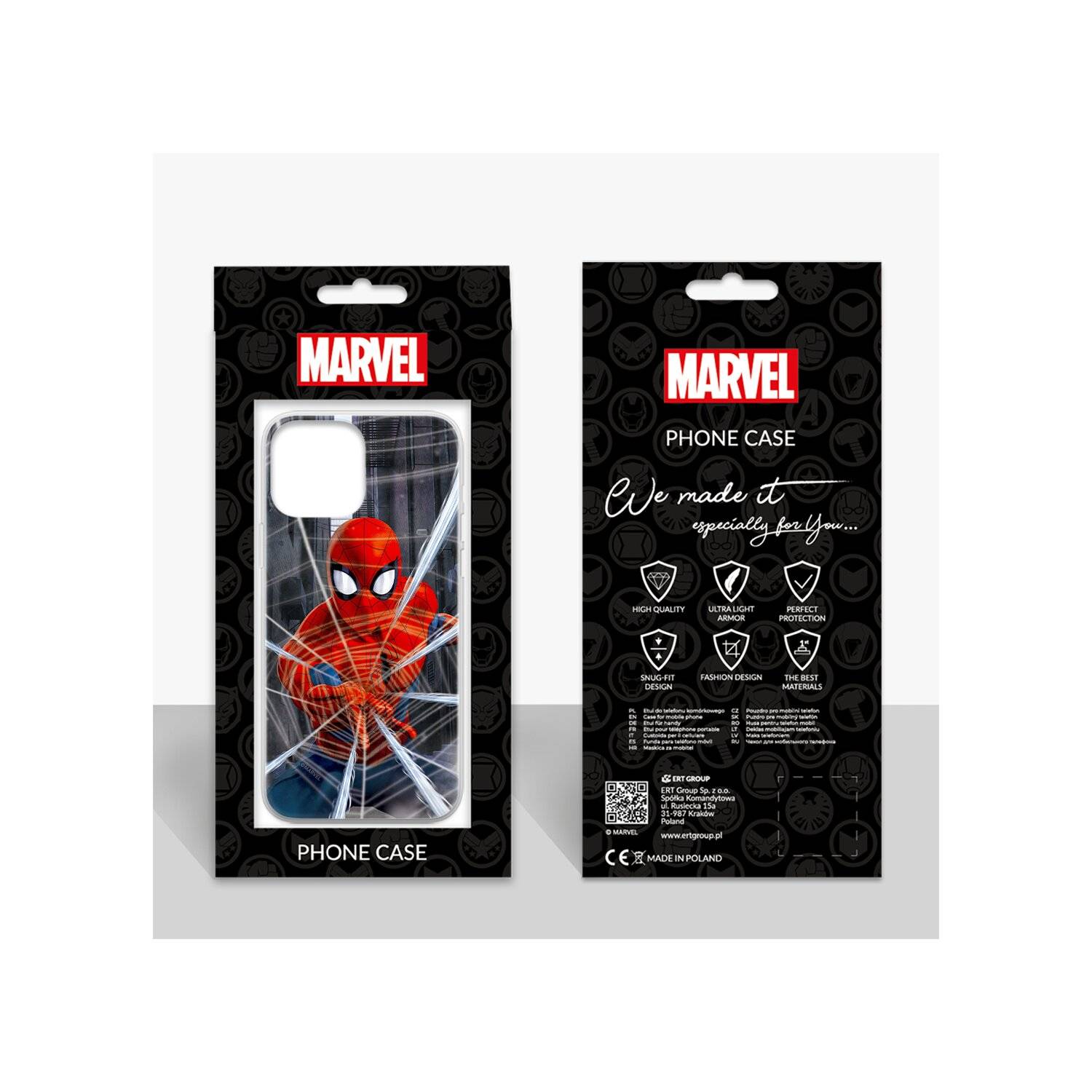 Handyhülle SpiderMan-008 Marvel Full Print Mehrfarbig kompatibel mit Google Pixel 7 Pro