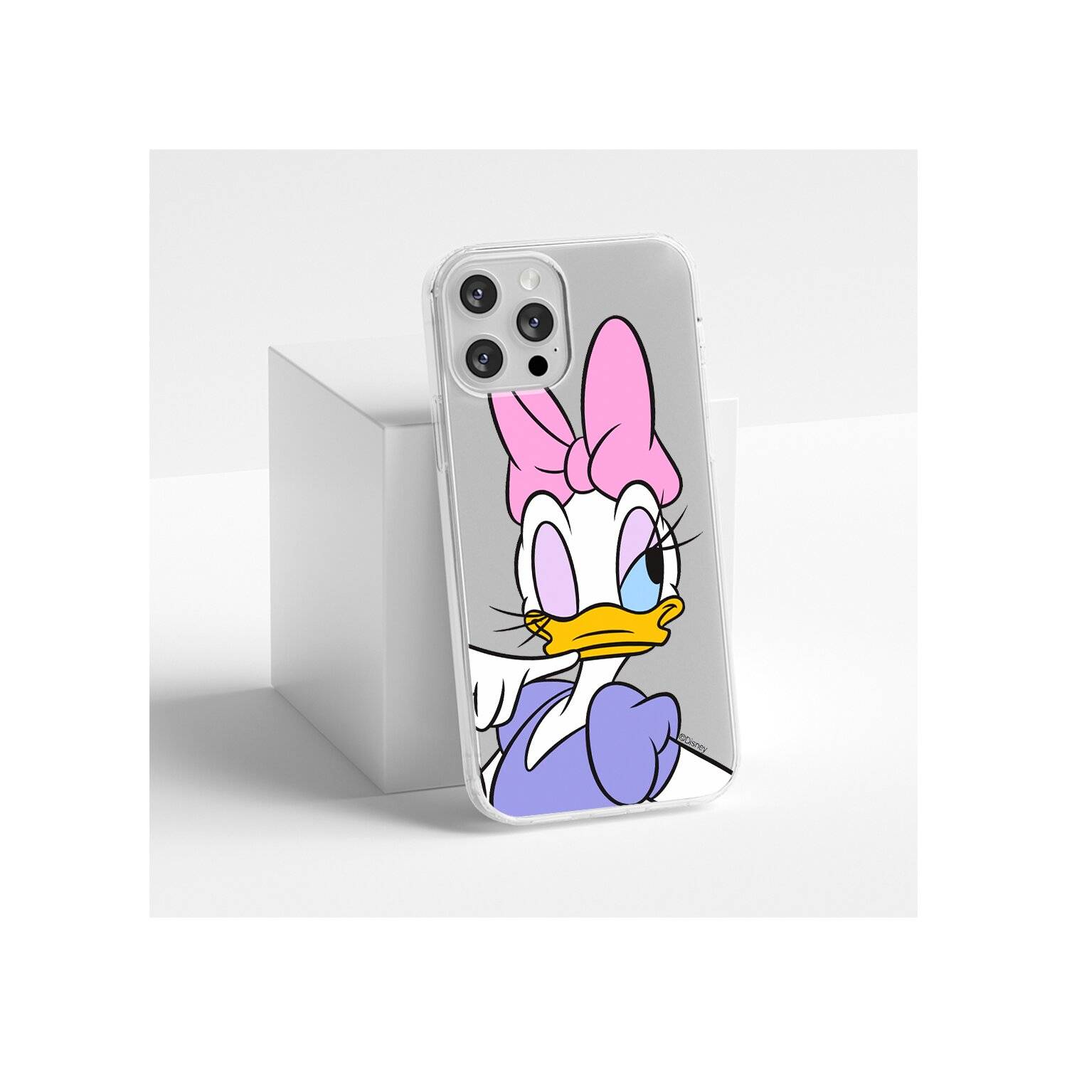 Handyhülle Daisy-003 Disney Partial Print Transparent kompatibel mit iPhone 14 Pro