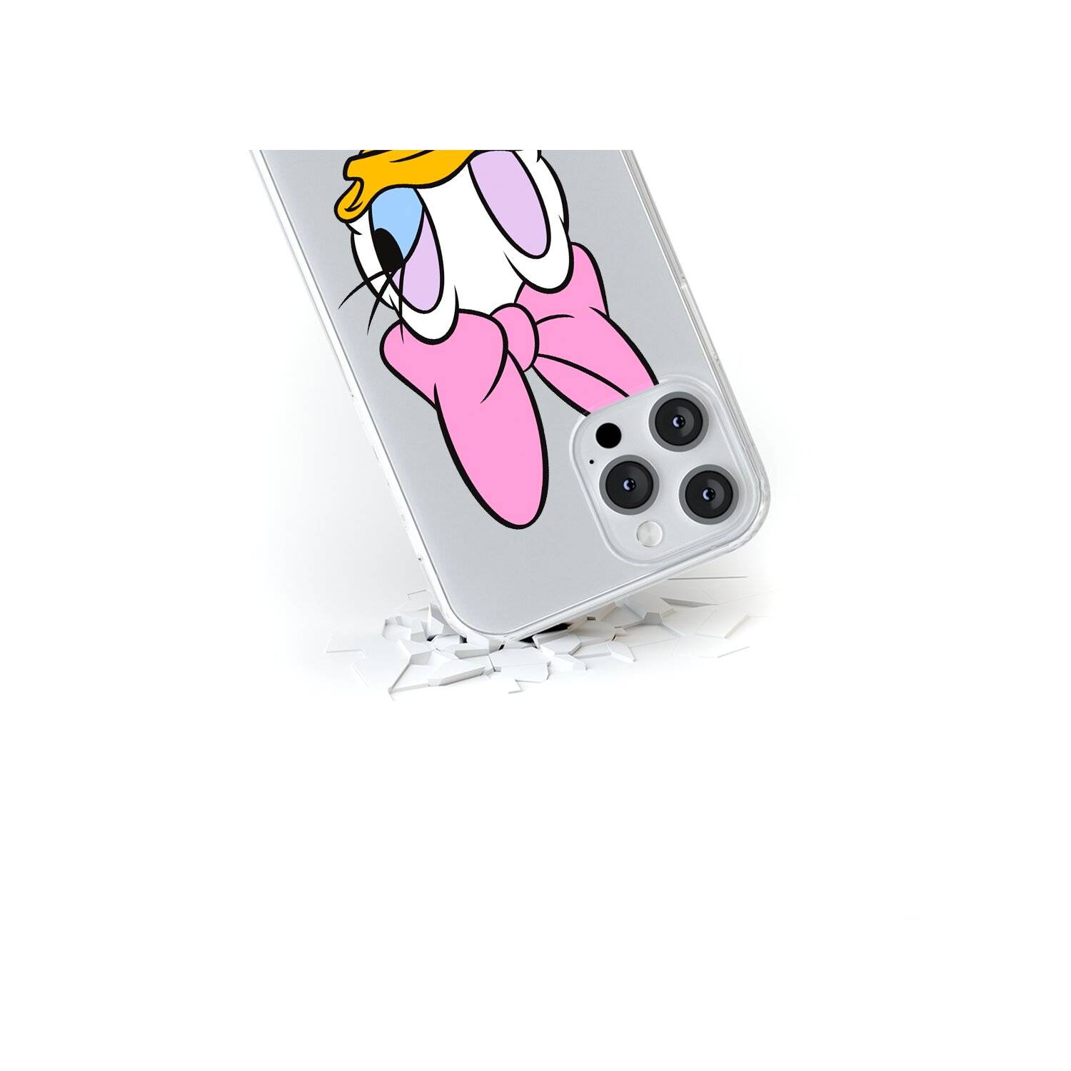 Handyhülle Daisy-003 Disney Partial Print Transparent kompatibel mit Samsung Galaxy A32 4G