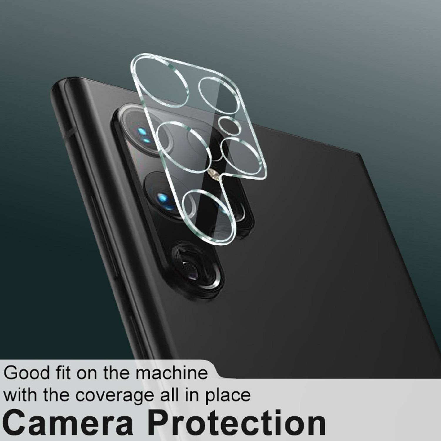 Kopie von 1x Kamera 9H Panzerhartglas für Samsung Galaxy S22 Ultra 3D KLAR ECHTES TEMPERED Panzerglas Kameraglas Kamerhartglas Kameraschutzglas