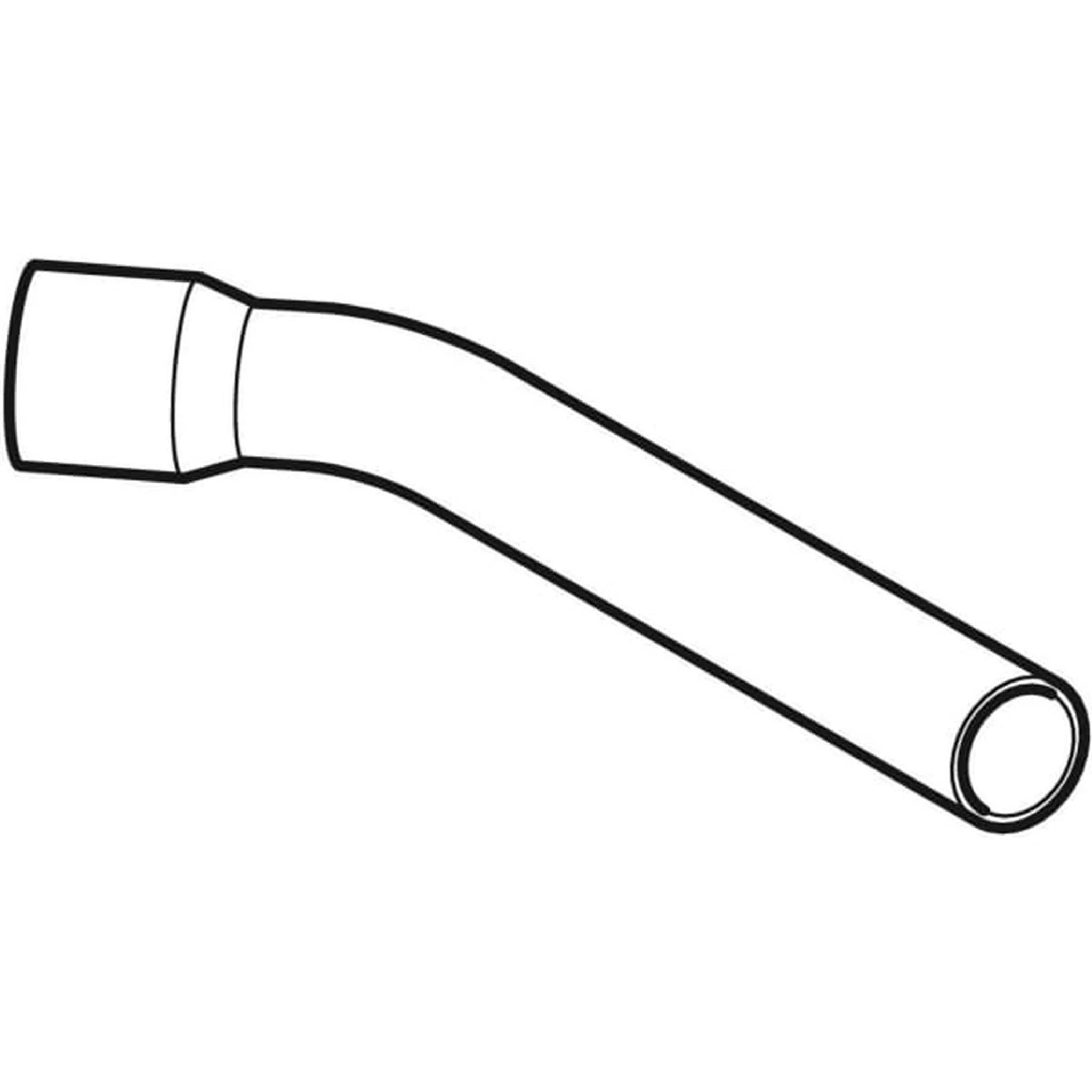 Geberit Spülbogenverlängerung 45 Gr., weiss, 1 Stk.