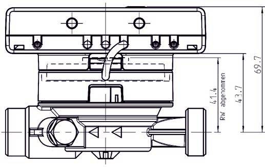 Qp 2,5 VoluMess VI Kompaktwärmezähler 130mm Eichung 2025
