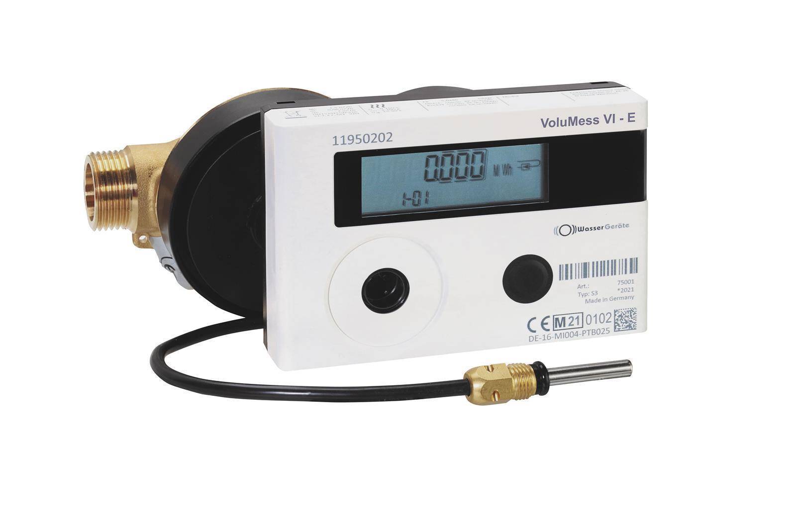 VoluMess VI Komfortversion – mit abnehmbarem Rechenwerk Qn 2,5 3/4" 130 mm inklusive Eichung
