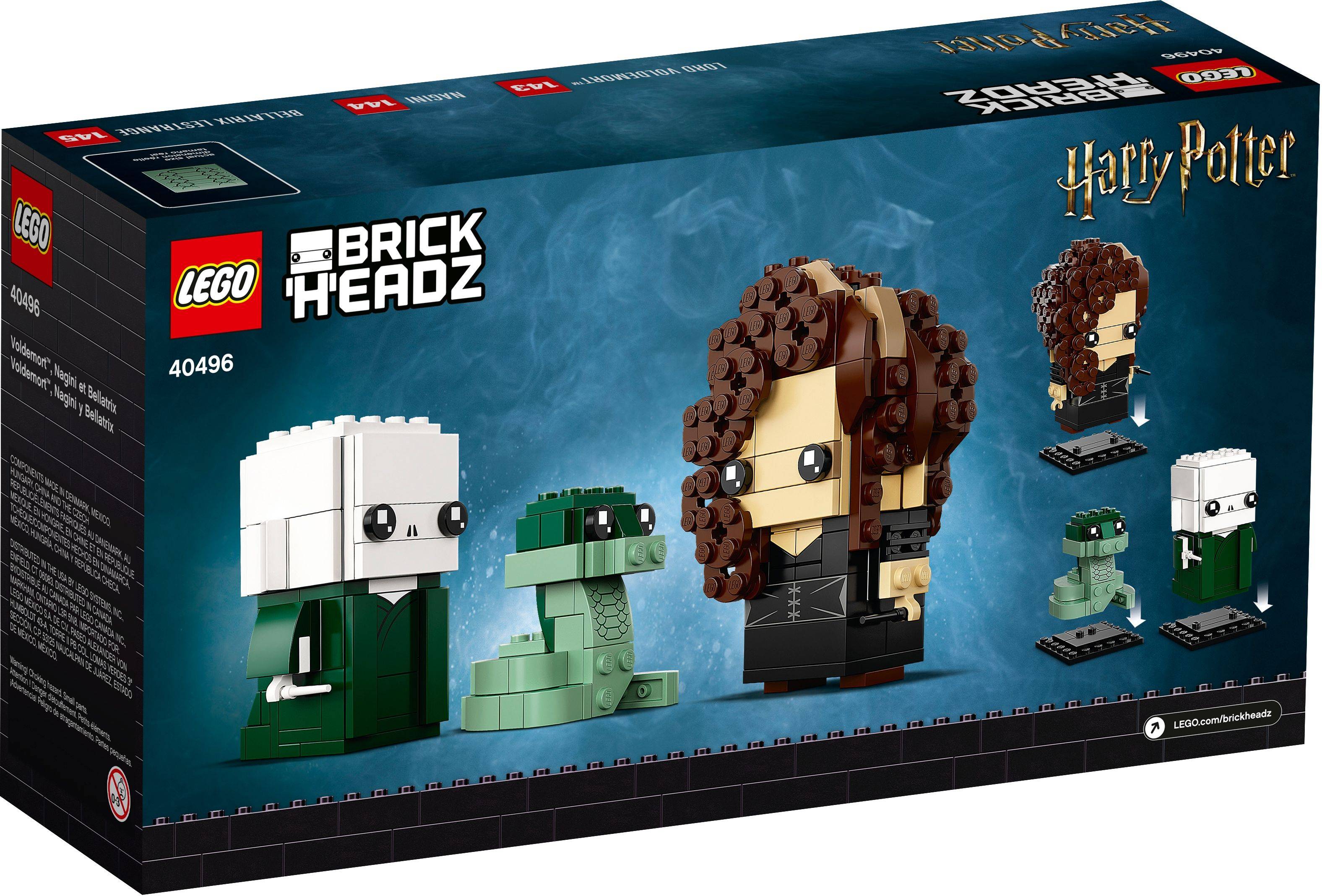 LEGO® BrickHeadz 40496 Voldemort™, Nagini & Bellatrix