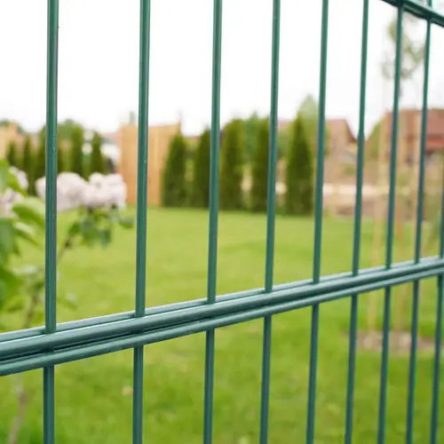 DOPPELSTABMATTENZAUN MORATA - Farbe / Höhe / Länge: Farbe: Moosgrün / Höhe: 160 cm / Länge: 46 m, Anzahl Eckpfosten: ohne Eckpfosten DOPPELSTABMATTENZAUN MORATA - Farbe / Höhe / Länge: Farbe: Moosgrün / Höhe: 160 cm / Länge: 46 m, Anzahl Eckpfosten: ohne Eckpfosten