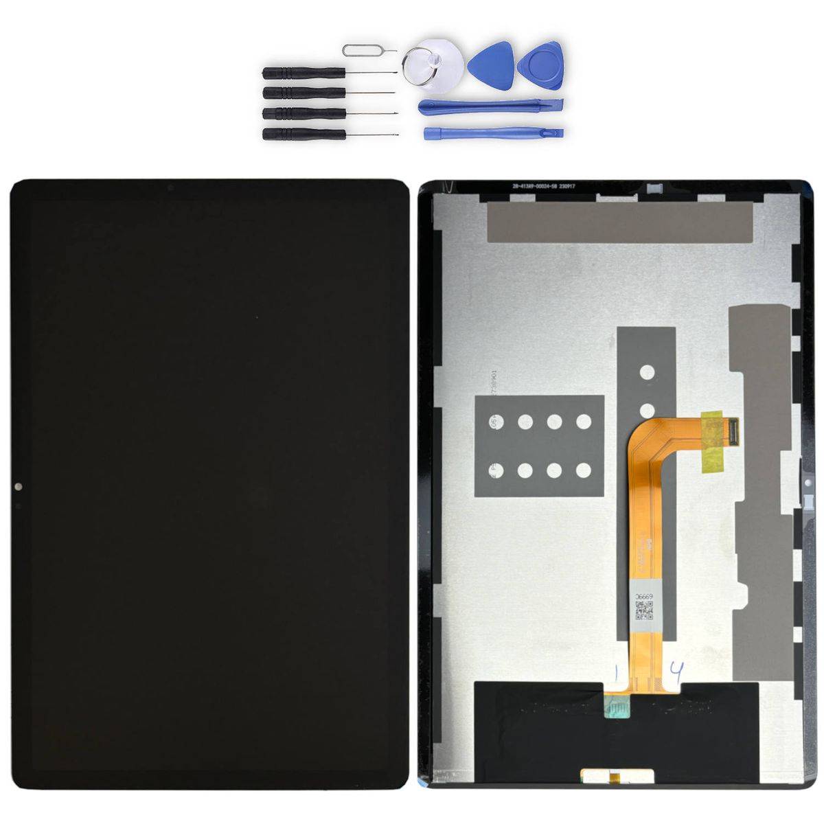Display LCD mit Rahmen für Samsung Galaxy Tab A9 Plus GH81-24554A Schwarz Ersatzteil