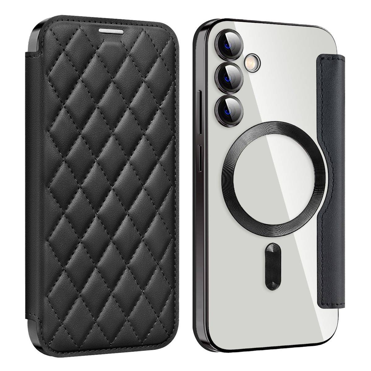 Für Samsung Galaxy S23 FE 360 Grad Full Magsafe Anti Datenklau Hülle