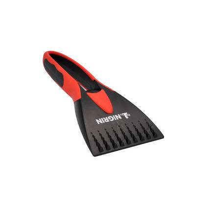 NIGRIN Eiskratzer 2K, Länge: 210 mm, schwarz/rot