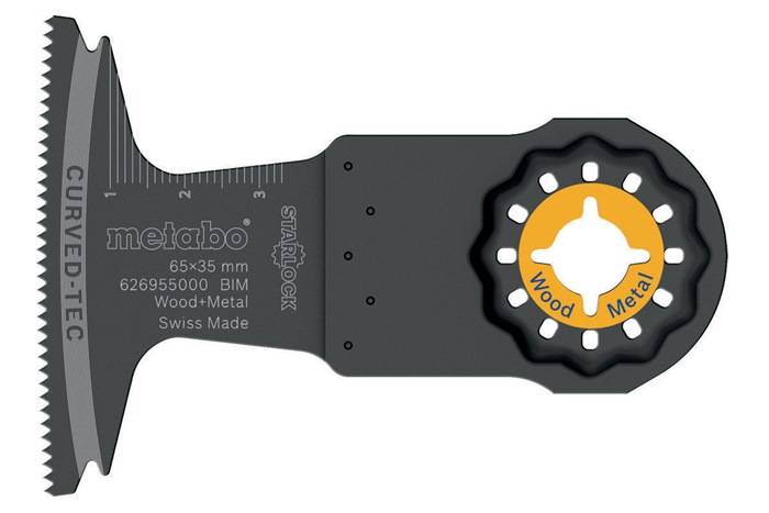 Tauchsägeblatt Starlock L.35mm B.65mm BiM breit Zahnt. 1,3mm/20TPI 1 St. Metabo