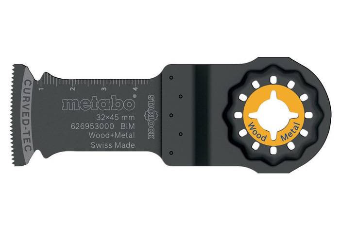 Tauchsägeblatt Starlock L.45mm B.32mm BiM mittel Zahnt. 1,3mm/20TPI 1 St. Metabo