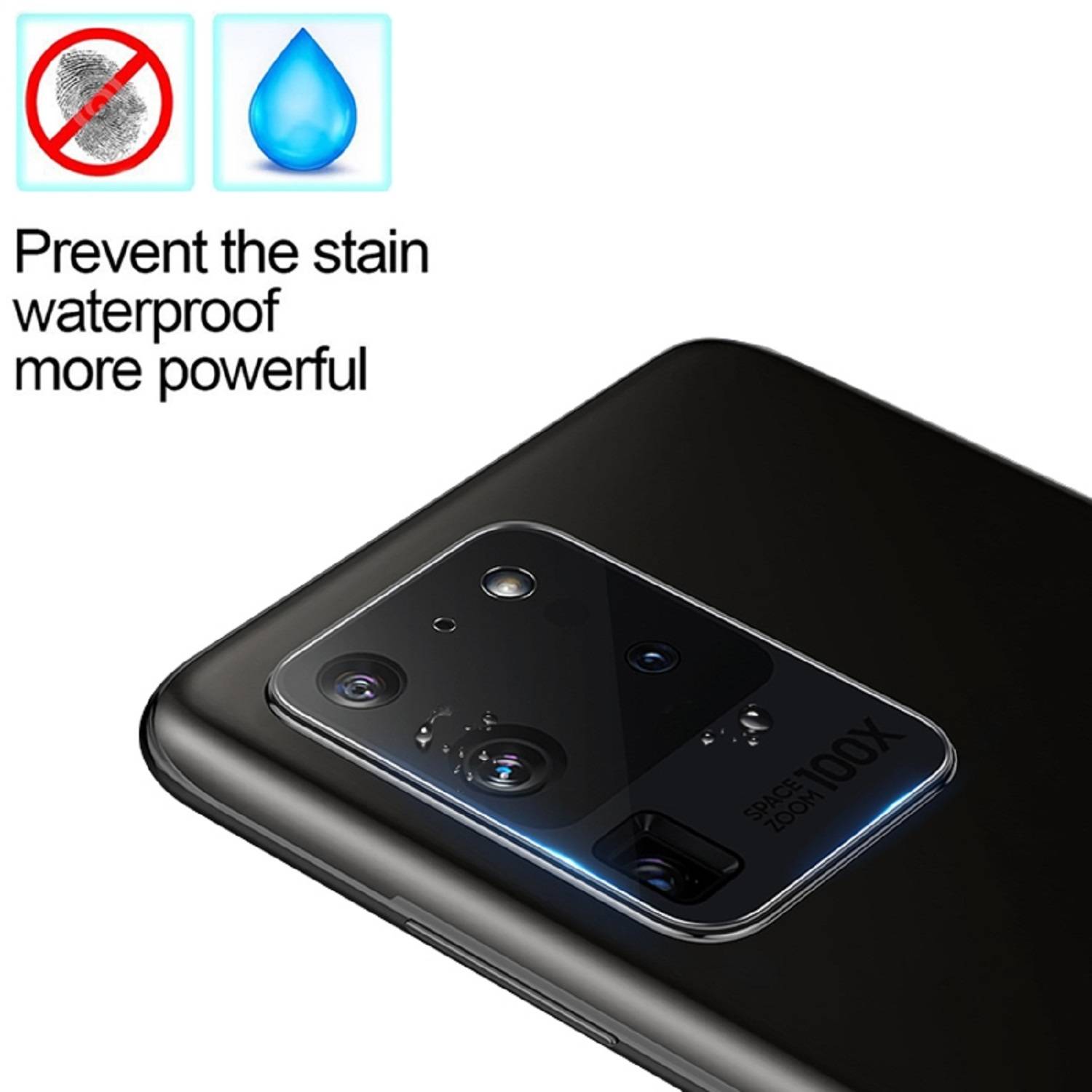 6x Kamera 9H Panzerhartglas für Samsung Galaxy S20 Ultra 3D KLAR ECHTES TEMPERED Panzerglas Kameraglas Kamerhartglas Kameraschutzglas Schutzglas
