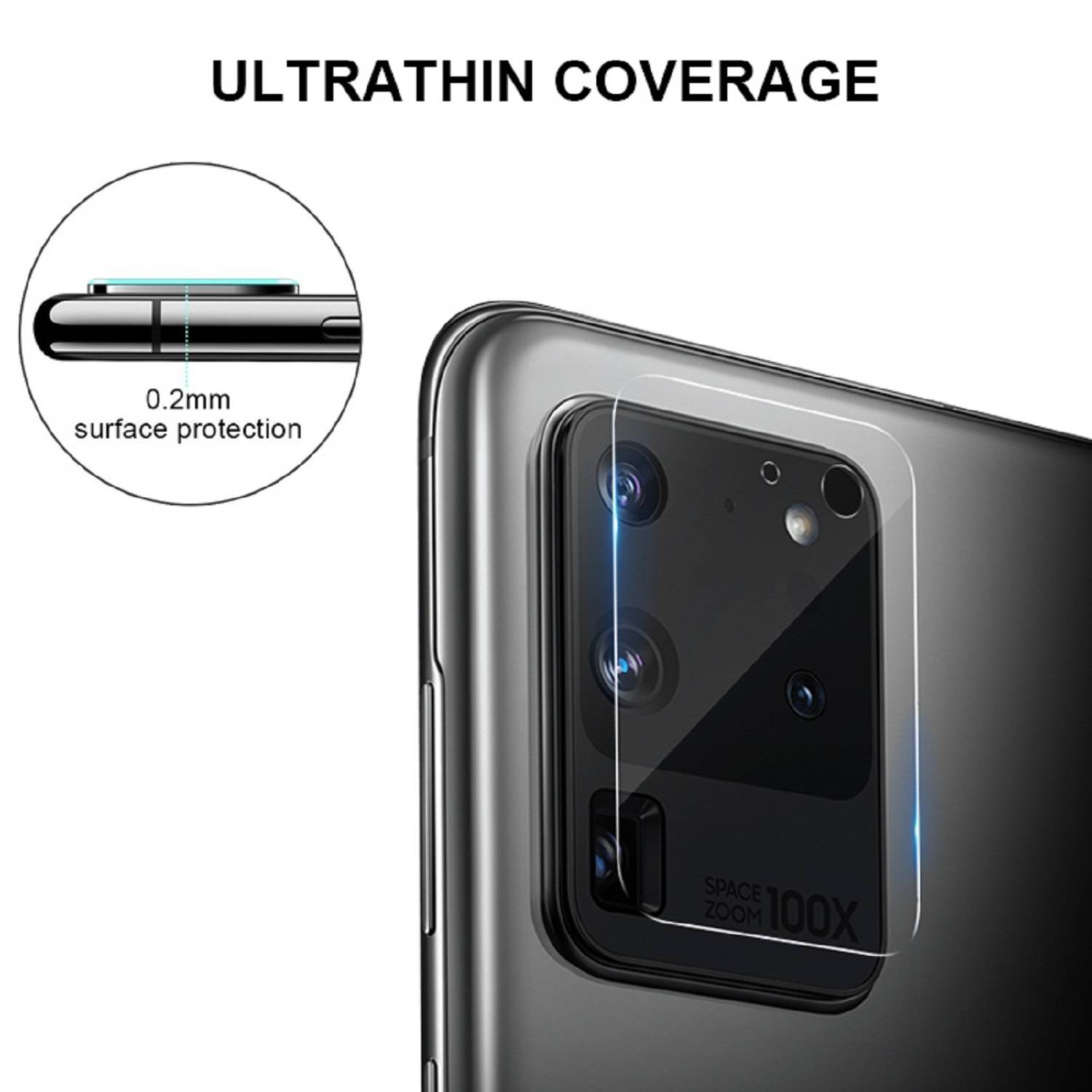 Kopie von 1x Kamera 9H Panzerhartglas für Samsung Galaxy S20 Ultra 3D KLAR ECHTES TEMPERED Panzerglas Kameraglas Kamerhartglas Kameraschutzglas