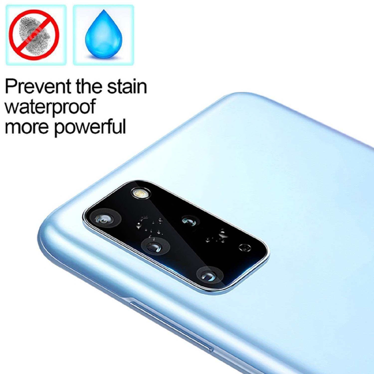 2x Kamera 9H Panzerhartglas für Samsung Galaxy S20 3D KLAR ECHTES TEMPERED Panzerglas Kameraglas Kamerhartglas Kameraschutzglas Schutzglas