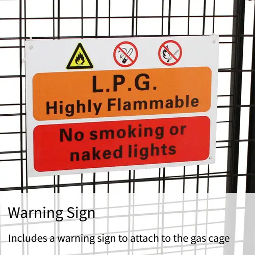 Gasflaschen-Depot Gasflaschenlagerung 100cm Gasflaschen-Depot Gasflaschenlagerung 100cm