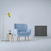 Paneelheizkörper Anthrazit Grau 600mm x 700mm Paneelheizkörper Anthrazit Grau 600mm x 700mm