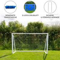1,8m x 1,2m Fußballtor, Tragetasche und Torwand 1,8m x 1,2m Fußballtor, Tragetasche und Torwand
