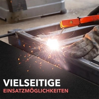 EVOCAMP Schweißermatte Feuerfeste Unterlage 200x200 cm - Hitzeschutzmatte hitzebeständig bis 982 °C - Brandschutzmatte schwarz EVOCAMP Schweißermatte Feuerfeste Unterlage 200x200 cm - Hitzeschutzmatte hitzebeständig bis 982 °C - Brandschutzmatte schwarz