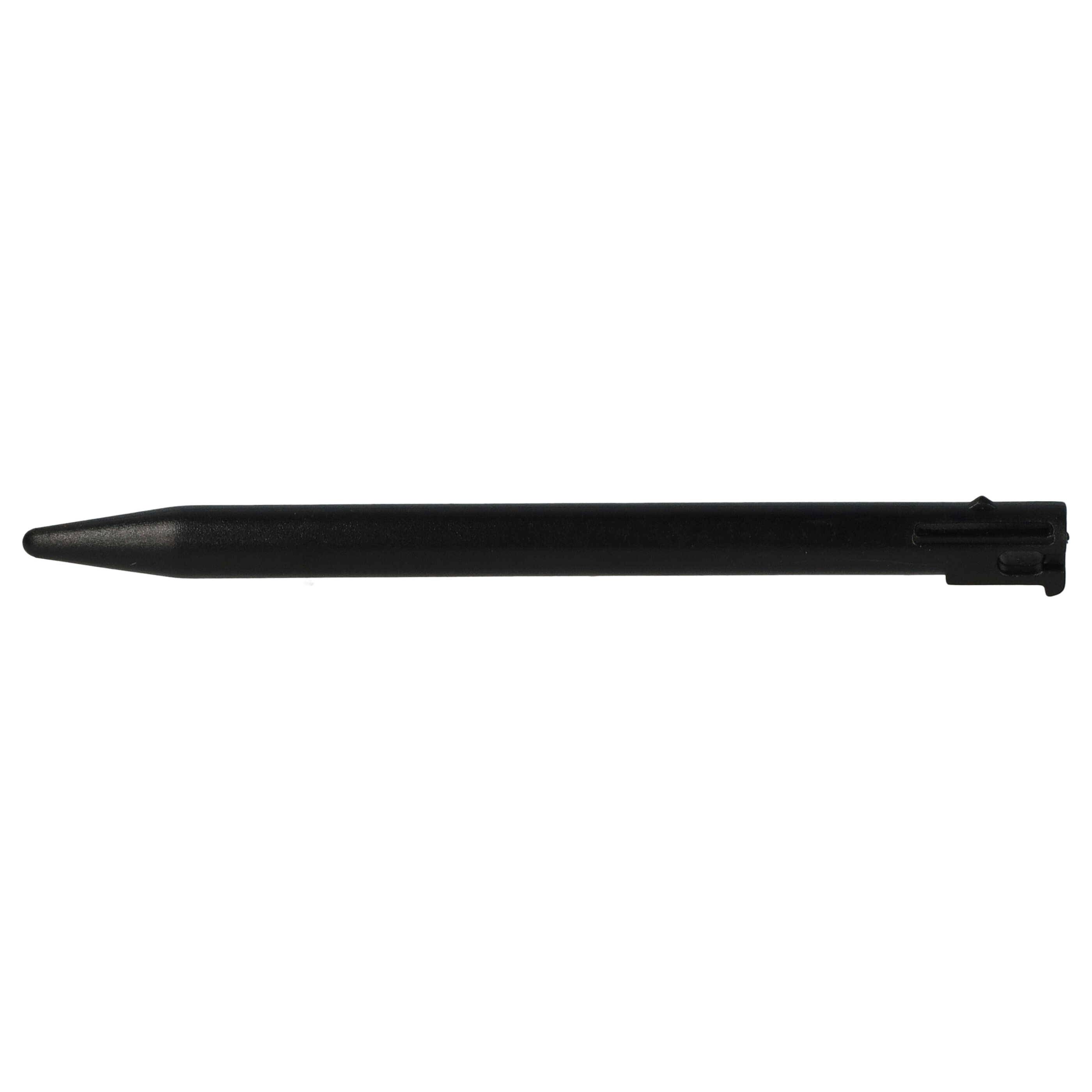 vhbw 10x Eingabestifte kompatibel mit Nintendo 3DS Spielekonsole - 7 cm lang / Schwarz
