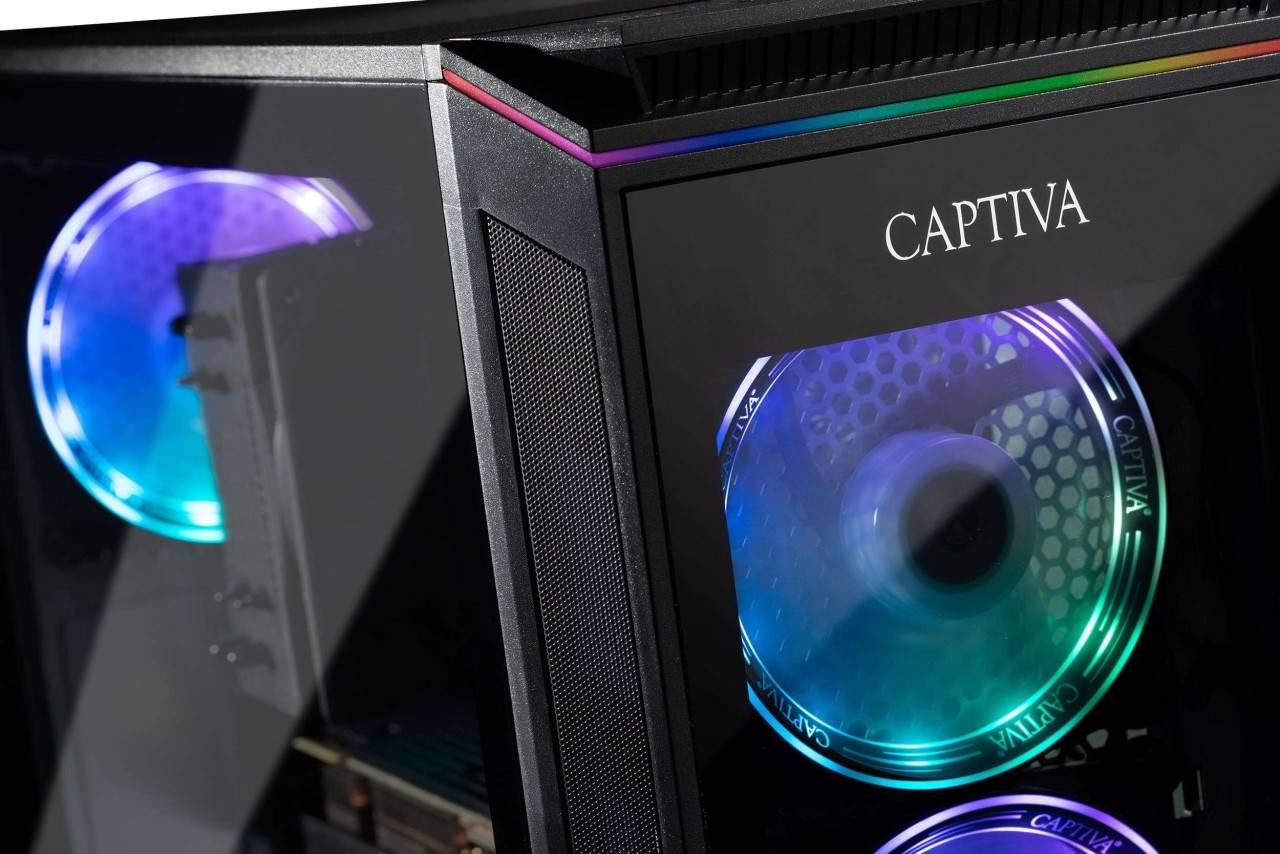Captiva PC Highend Gaming R88-669 (Ryzen 7 9800X3D/RX9070 XT 16GB GDDR6/SSD 2TB/32GB/WLAN/Windows 11 Home 64-bit)