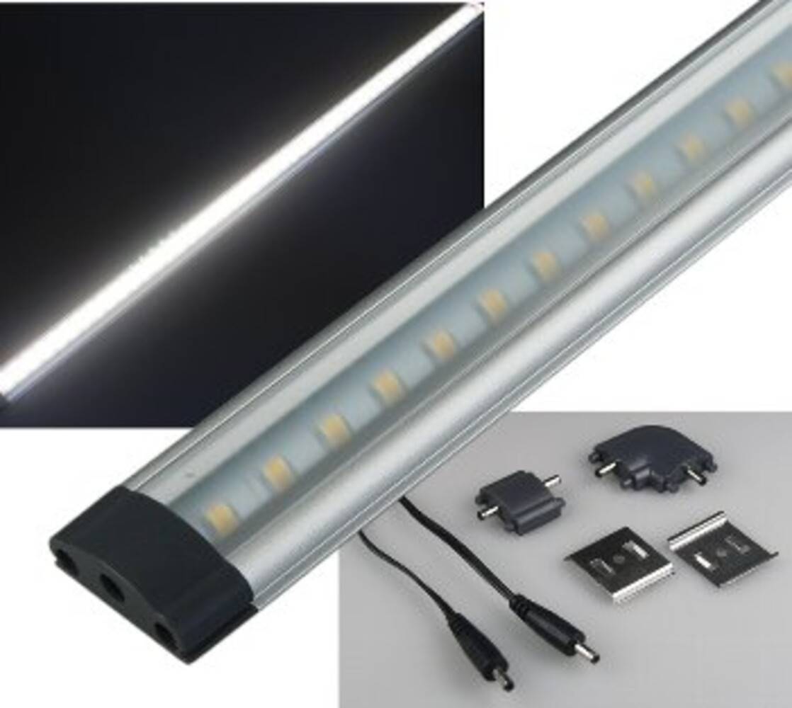 ChiliTec 21300 LED Unterbauleuchte "CT-FL50" 50cm 554lm, 5 Watt, 4000K / tageslicht weiß