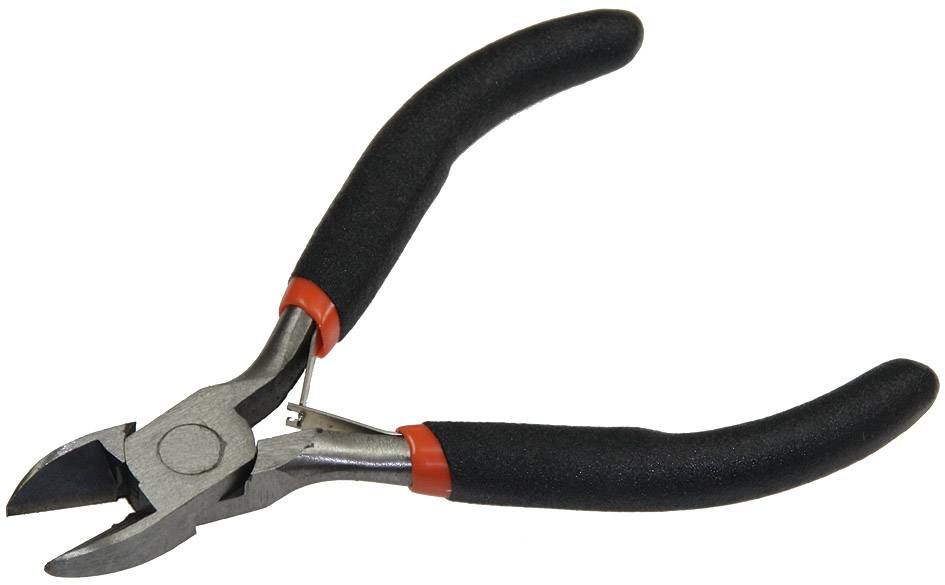 ChiliTec Elektroniker Zangen-Set MiniGrip 5-tlg 12cm, isolierte Griffe, federöffnend