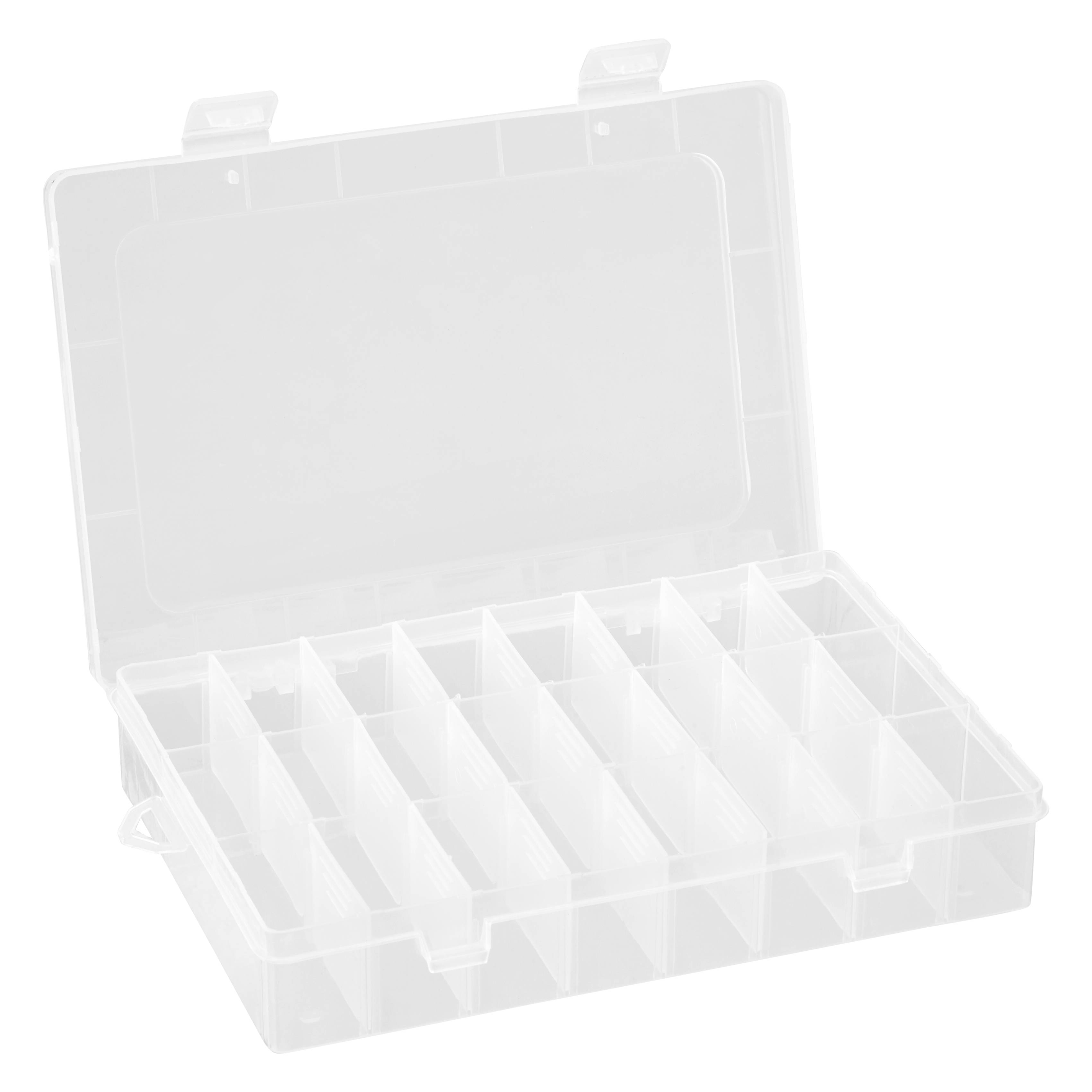 baytronic Plastikbox mit 24 Fächern 195 x 130 x 35 mm (Bulk)